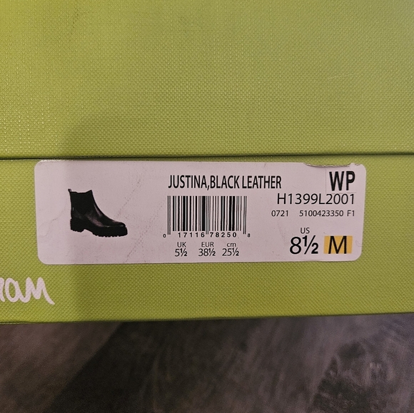 Sam Edelman Justina black leather boots - Picture 2 of 8